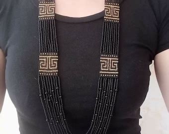 African Beads Nacklace Traditional Elegant Massai Etsy