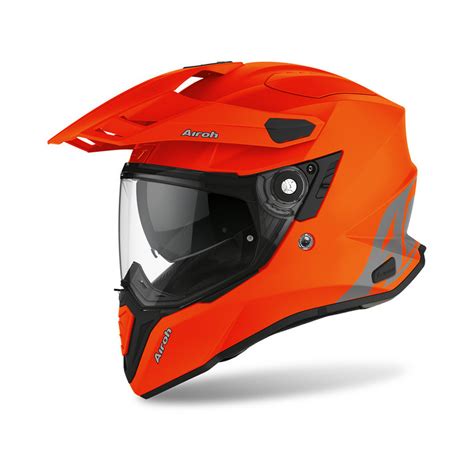 Casque Airoh Commander Color Orange Fluo Mat Distriride