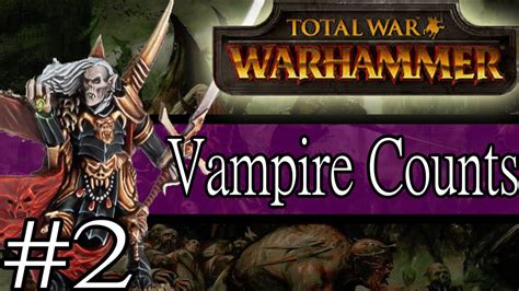 Total War Warhammer Vampire Counts Grim The Grave Campaign Gameplay