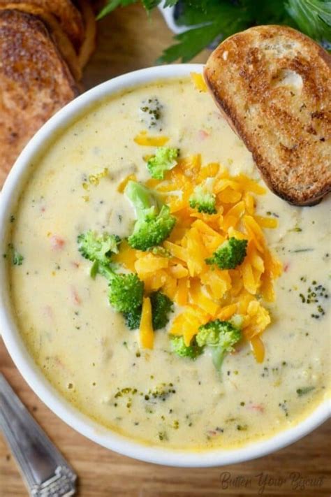 Copycat Panera Broccoli Cheese Soup Butter Your Biscuit