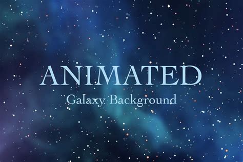 Animated Galaxy Background - Design Cuts