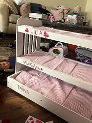 Amazon Badger Basket Toy Doll Bunk Bed With Trundle Ladder And