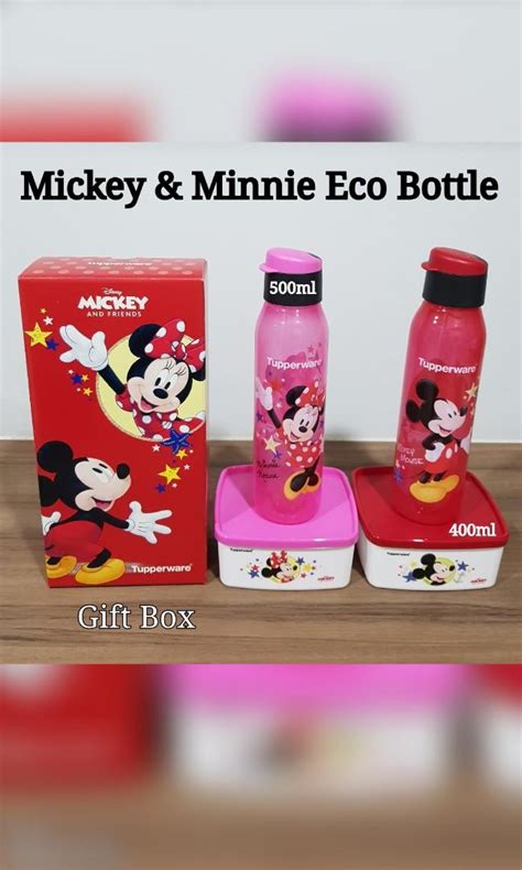 Tupperware Mickey Minnie Set Furniture Home Living Kitchenware