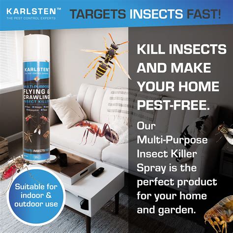 Buy Multi Insect Killer X 2 Aerosols 300 Ml Kills Most Common Insects Including Spidersfleas