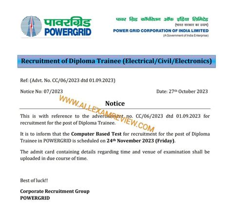 Pgcil Dt Admit Card All Exam Review