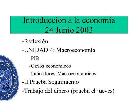 Universitat De Val Ncia Macroeconom A I Curso Tema Los Mercados De