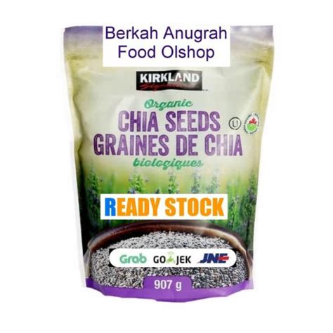 Jual Kirkland Signature Organic Chia Seeds Premium Gluten Gmo Free