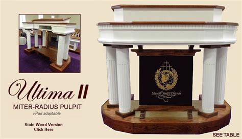 Pulpit Sets | Summit Seating For Churches