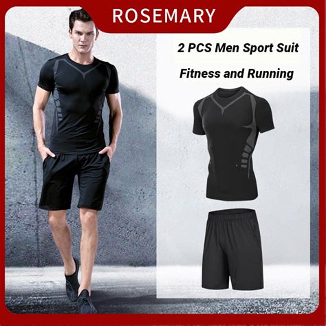 2 Pieces Men Swimming Suit Top Shorts Sport Set Swim Wear Baju Renang