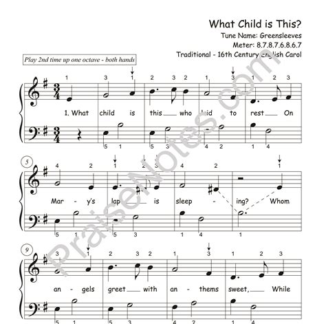 What Child Is This? - Beginner, Christmas - PraiseNotes