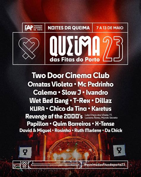 Two Door Cinema Club S O Cabe As De Cartaz Na Queima Das Fitas Do Porto