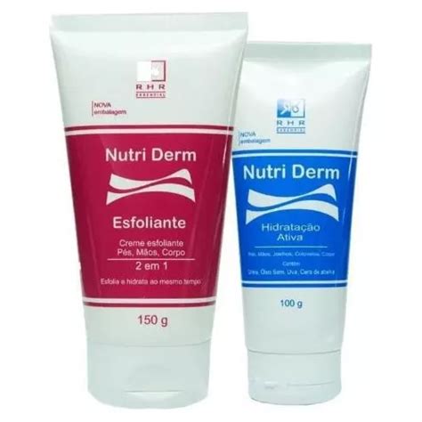 Kit Esfoliante E Creme Nutri Derm Rhr MercadoLivre