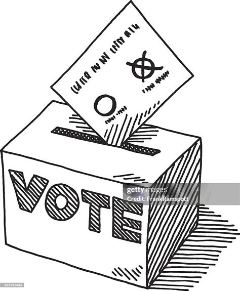 Voting Ballot Box Drawing High Res Vector Graphic Getty Images