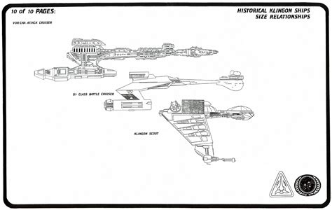 Star Trek Klingon Vor'Cha Class Attack Cruiser Schematics