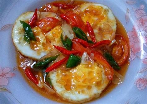 Resep Telur Ceplok Asam Manis Oleh Vey Alodia S Kitchen Cookpad