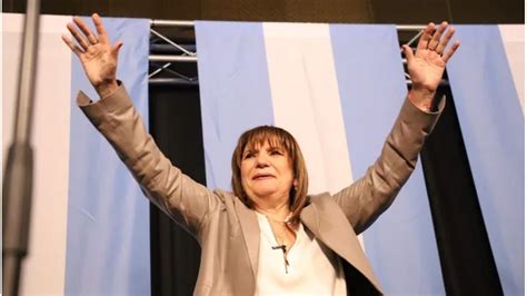 Patricia Bullrich Larreta Me Llamó Y Me Felicitó Por La Victoria