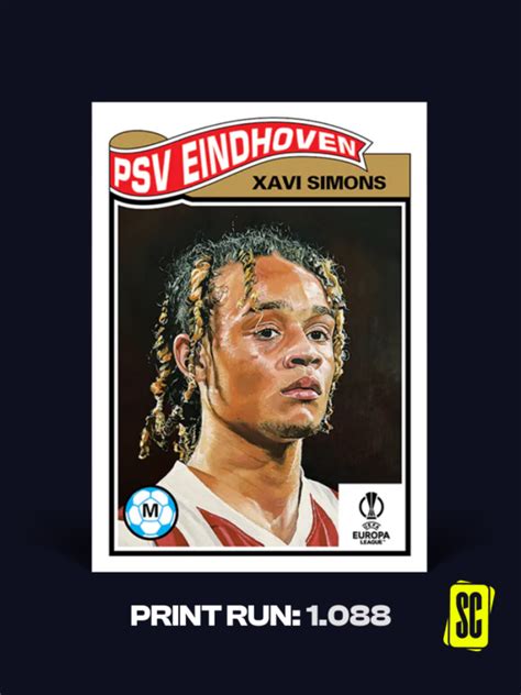 Xavi Simons Topps Ucc Living Set Card Sportycards