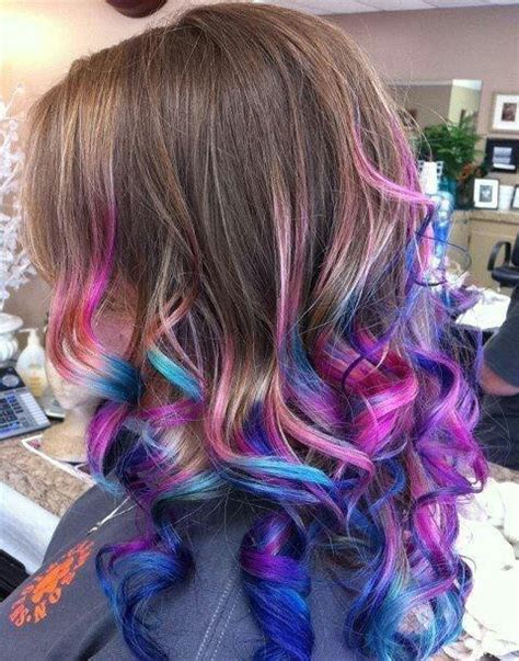 10 Cool And Funky Hair Colors To Try Out Dipped Hair Hair Styles