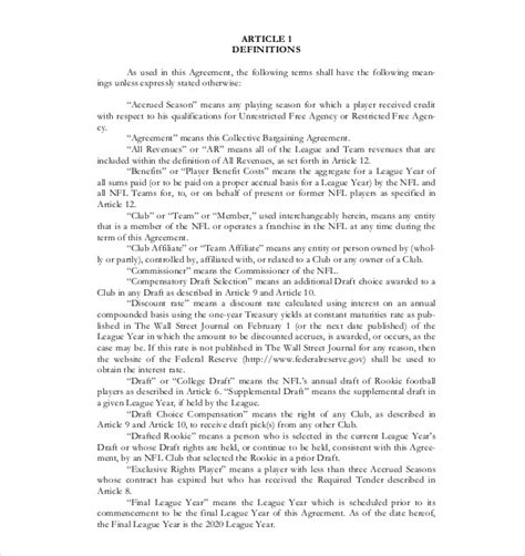 Collective Agreement - 10+ Examples, Format, Pdf