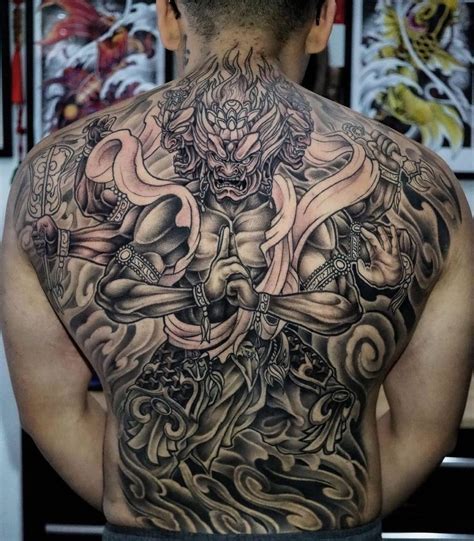 Asian Inkspiration On Instagram Ashura God Back Tattoo By Anto