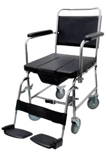 Silla C Modo Wc Con Ruedas Y Descansapies Asiento Acojinado Env O Gratis