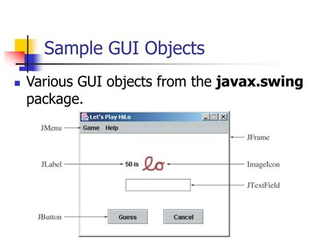 PPT Graphical User Interface In Java PowerPoint Presentation Free