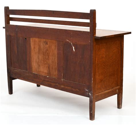 Lot Gustav Stickley Oak Sideboard No 814