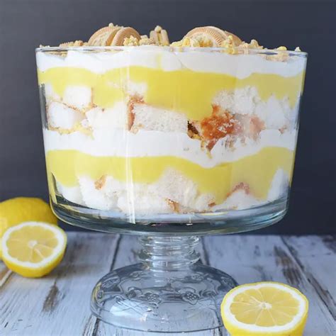 Easy Lemon Trifle Recipe Yummly Recipe Trifle Recipe Parfait