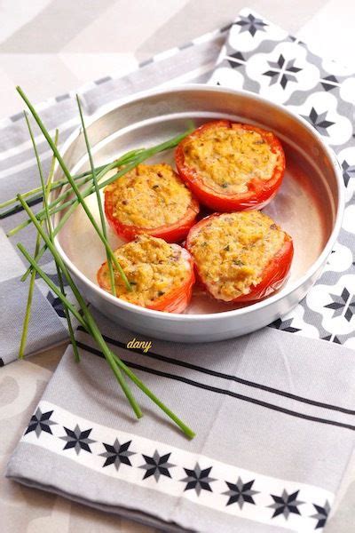 Tomates Farcies Aux Sardines Et Ciboulette Pic Tout La Cuisine De Dany