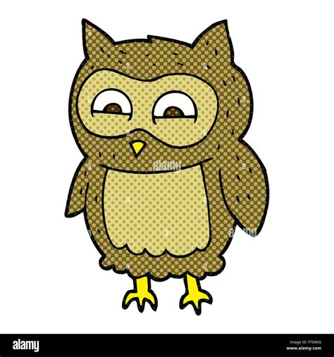 Freehand Drawn Cartoon Owl Stock Vector Image And Art Alamy