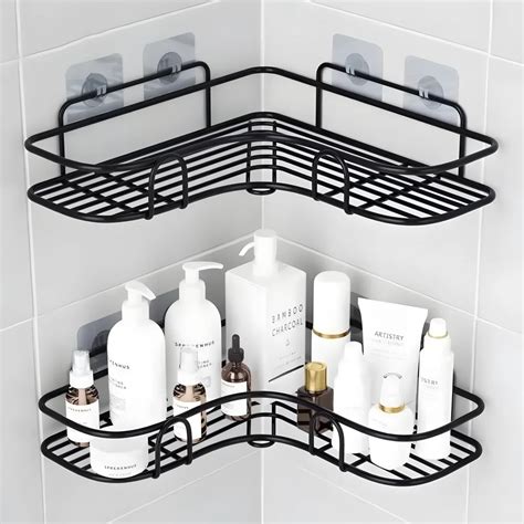 Pcs Badezimmer Metall Regal No Drill Metall Eck Regal Dusche Lager