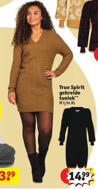 True Spirit Gebreide Tumiek M T M Xl Aanbieding Bij Kruidvat