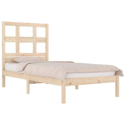 Bed Frame Without Mattress 90x190 Cm Single Solid Wood Pine VidaXL