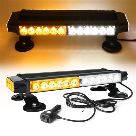 Buy 14 5 30 LED Emergency Strobe Light Bar For Vehicle Roof Top 7