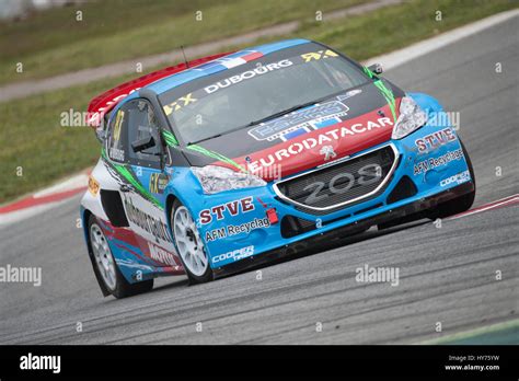 Montmel Spain St Apr The Peugeot World Rx Car Driven By