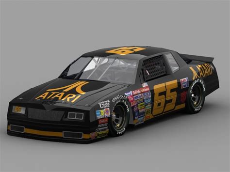 Homemade Design Of An 80s Atari Sponsored Nascar