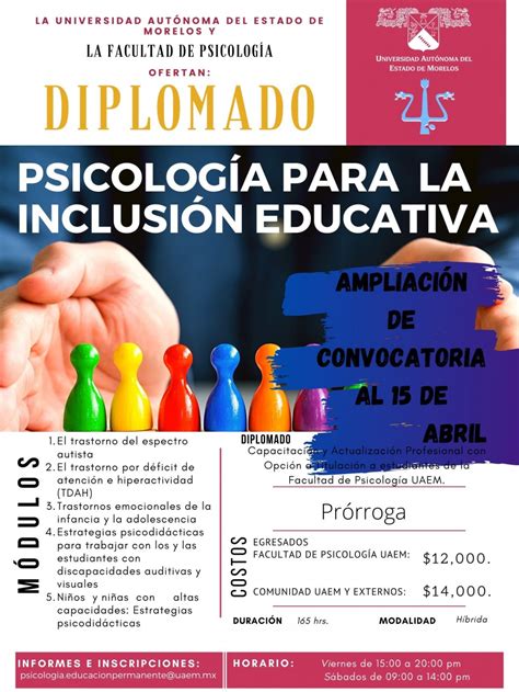 Diplomado Psicología para la Inclusión Educativa 2021 Universidad