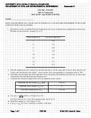 Cee Hw Student Soln Pdf Cee Fall Hw Compaction Due