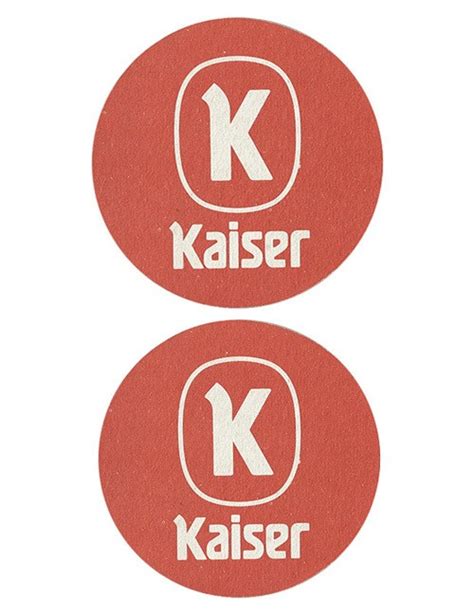 BOLACHA CERVEJA KAISER PILSEN BRASIL REDONDA 9 5 CM