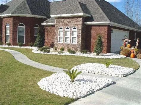 30 Awesome Front Yard White Rock Landscaping Ideas Decor Home Ideas