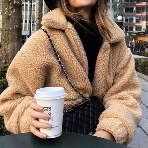 Aurora Popular Oversized Soft Comfy Sherpa Teddy Jacket Pixie Coat