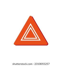 Hazard Warning Lights Flashes Button Car Stock Vector (Royalty Free) 2310055257 | Shutterstock