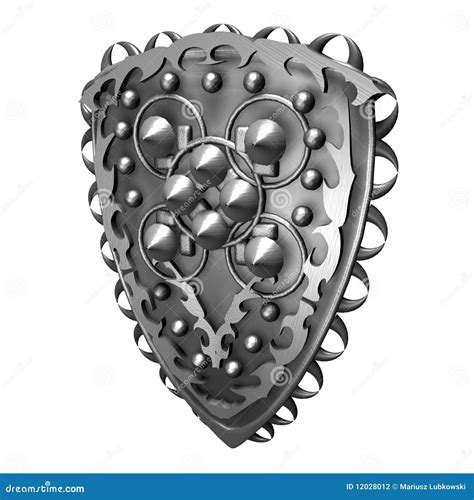 Titanium Triangle Shield Stock Illustration Illustration Of Ornate