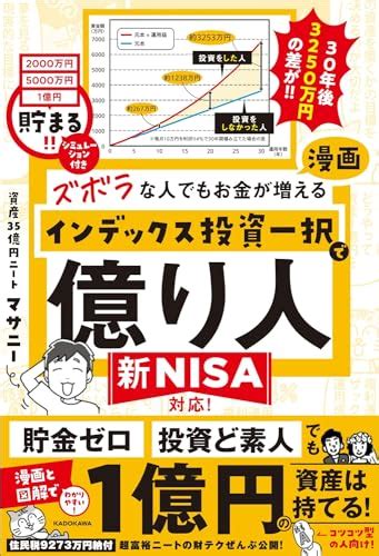 「ズボラな人でもお金が増える 漫画インデックス投資一択で億り人」の感想文 三十九歳の日記