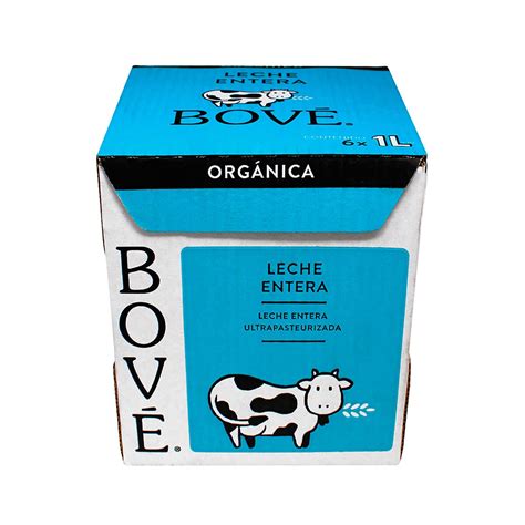 Bové Leche Entera Orgánica 6 pzas de 946 ml Costco México