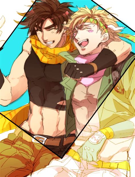 Joseph Joestar Joseph Joestar And Caesar Anthonio Zeppeli Jojo No