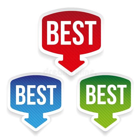 Best of the Best label stock vector. Illustration of perfection - 13205425