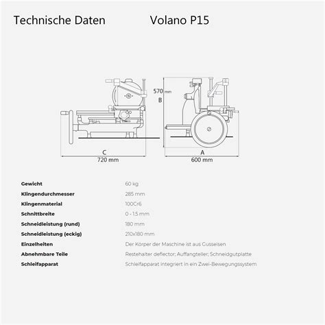 Berkel Volano P15 Rot Aufschnittmaschine Schwungrad Standfuß