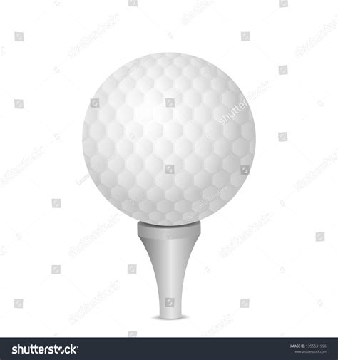 Golf Ball Vector Design Illustration Isolated Stock Vector Royalty