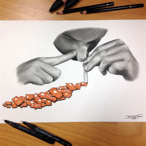 Addiction Pencil Drawing by AtomiccircuS on DeviantArt